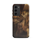 Lament for Icarus - Herbert Draper Samsung Case, Galaxy S23 Plus / Gloss, Smartphone Case Classical Painting Figures Gathered Man