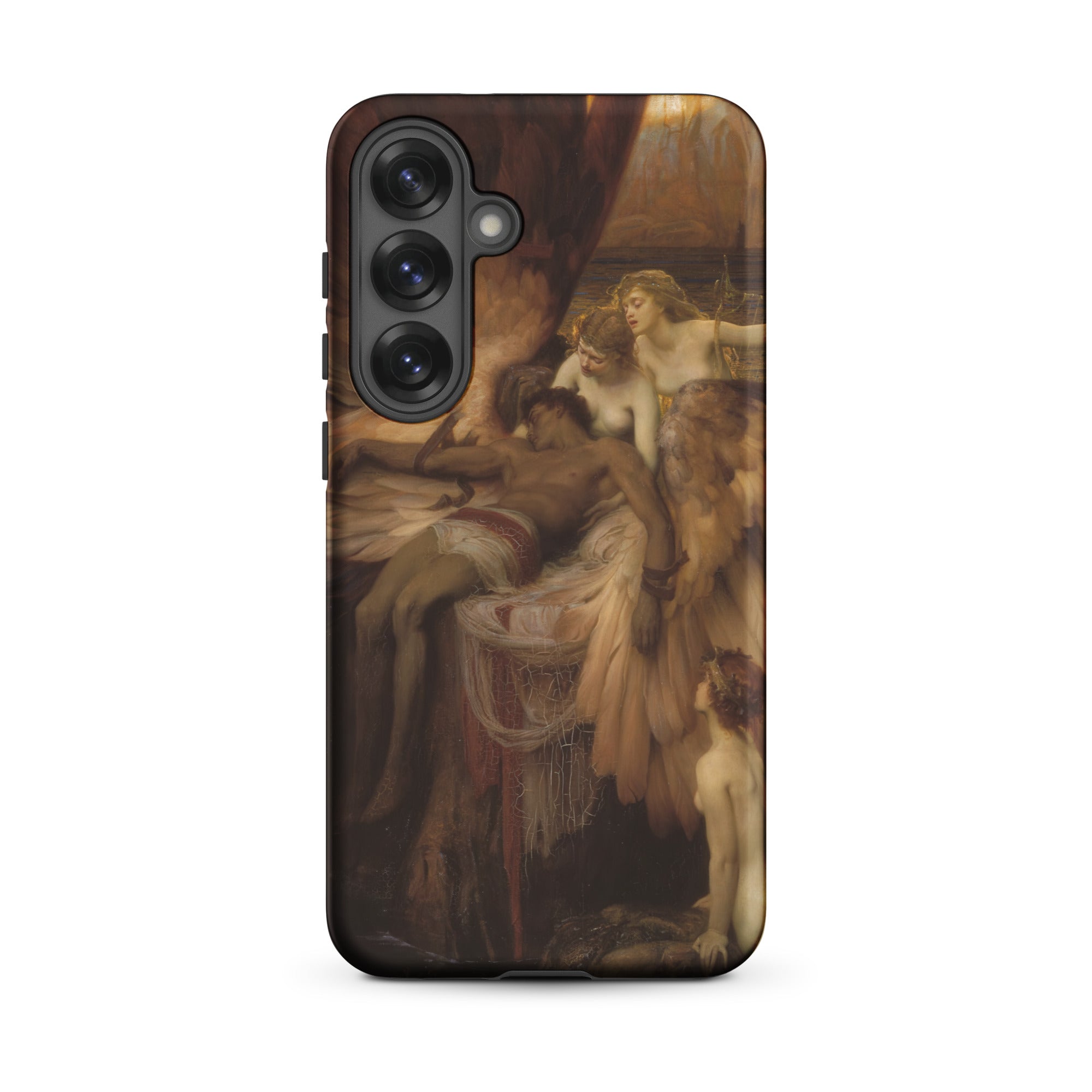Lament for Icarus Herbert Draper Samsung Case, Galaxy S25 Plus / Matte, Smartphone Case Classical Painting Multiple Figures