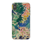 Landscape at Collioure - Henri Matisse Iphone Case, x / Matte, Phone Case Abstract Floral Design
