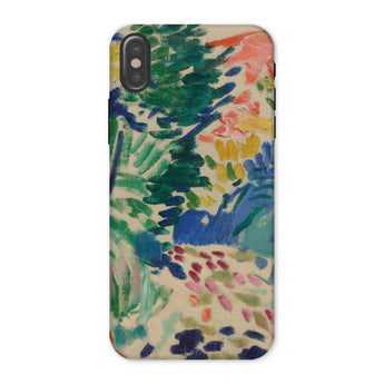 Landscape at Collioure - Henri Matisse Iphone Case, x / Matte, Phone Case Abstract Floral Design