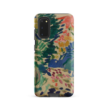 Landscape at Collioure - Henri Matisse Phone Case Samsung Galaxy S20 / Matte Vibrant Textured Phone Case Colorful Impressionist Landscape