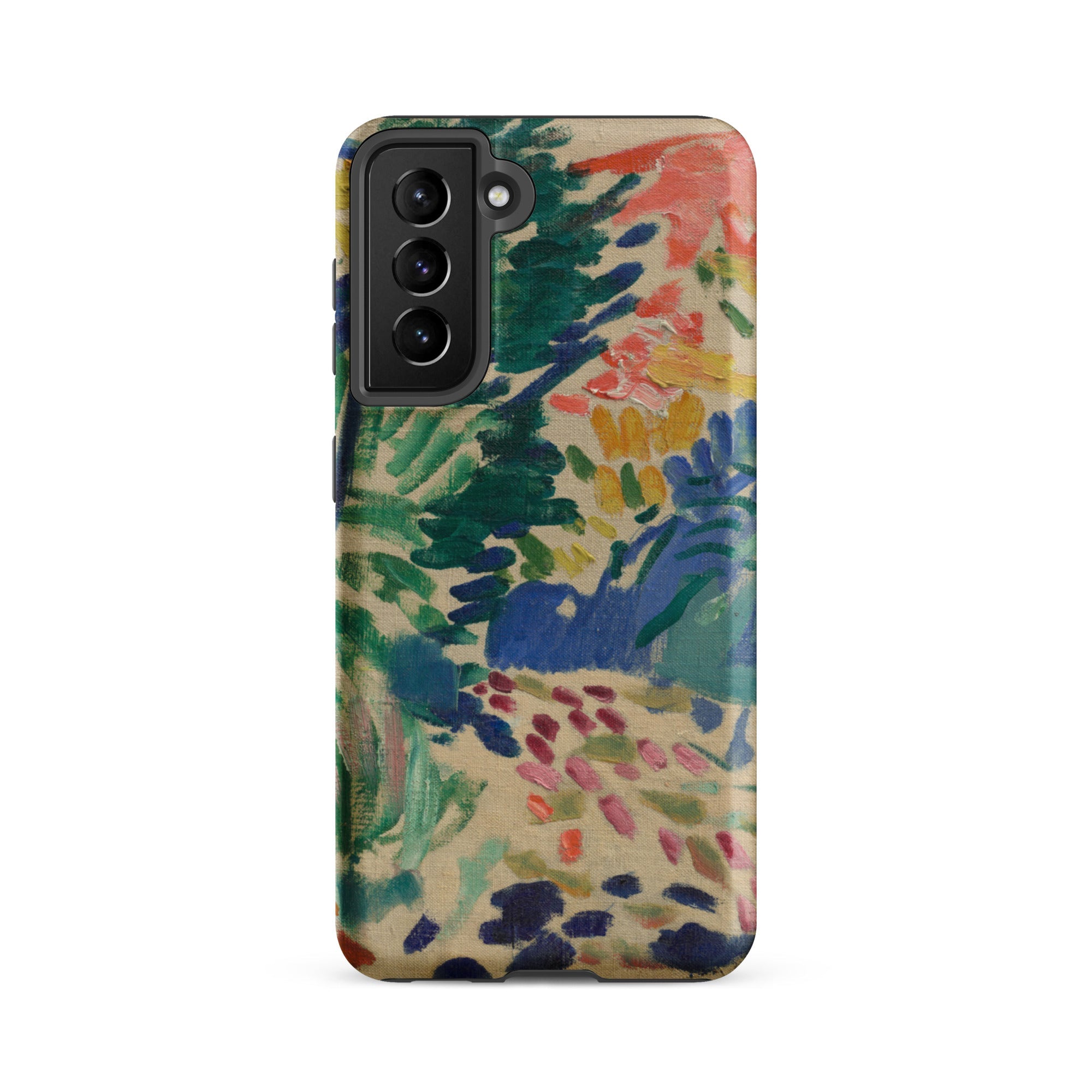 Landscape at Collioure Henri Matisse Samsung Case, Galaxy S21 Fe / Matte, Smartphone Case Abstract Colorful Painterly Design