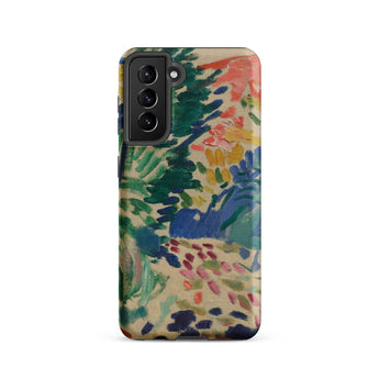 Landscape at Collioure - Henri Matisse Samsung Case, Galaxy S21 / Matte, Smartphone Case Abstract Colorful Landscape Painting