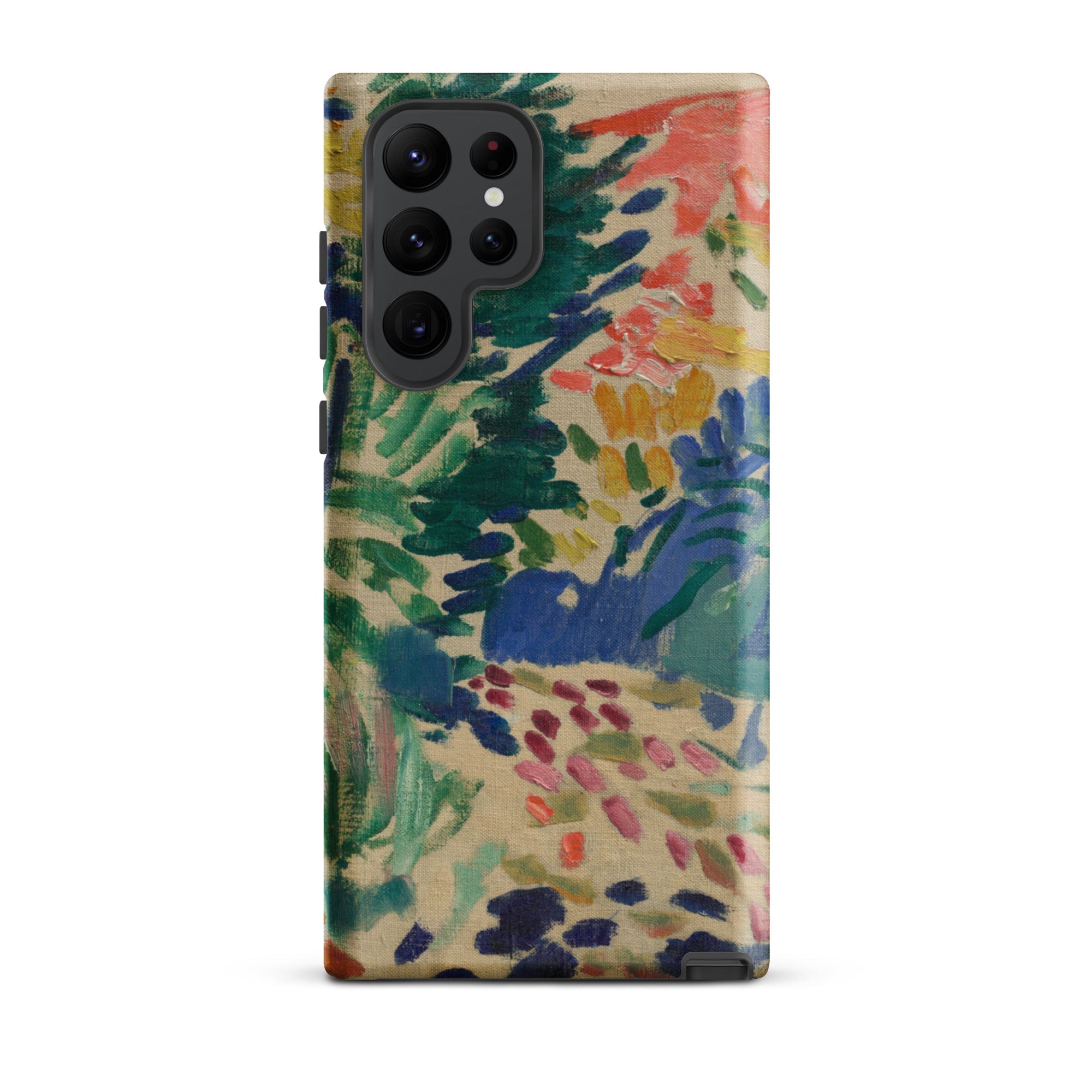Landscape at Collioure Henri Matisse Samsung Case, Galaxy S22 Ultra / Matte, Smartphone Case Abstract Colorful Landscape Painting