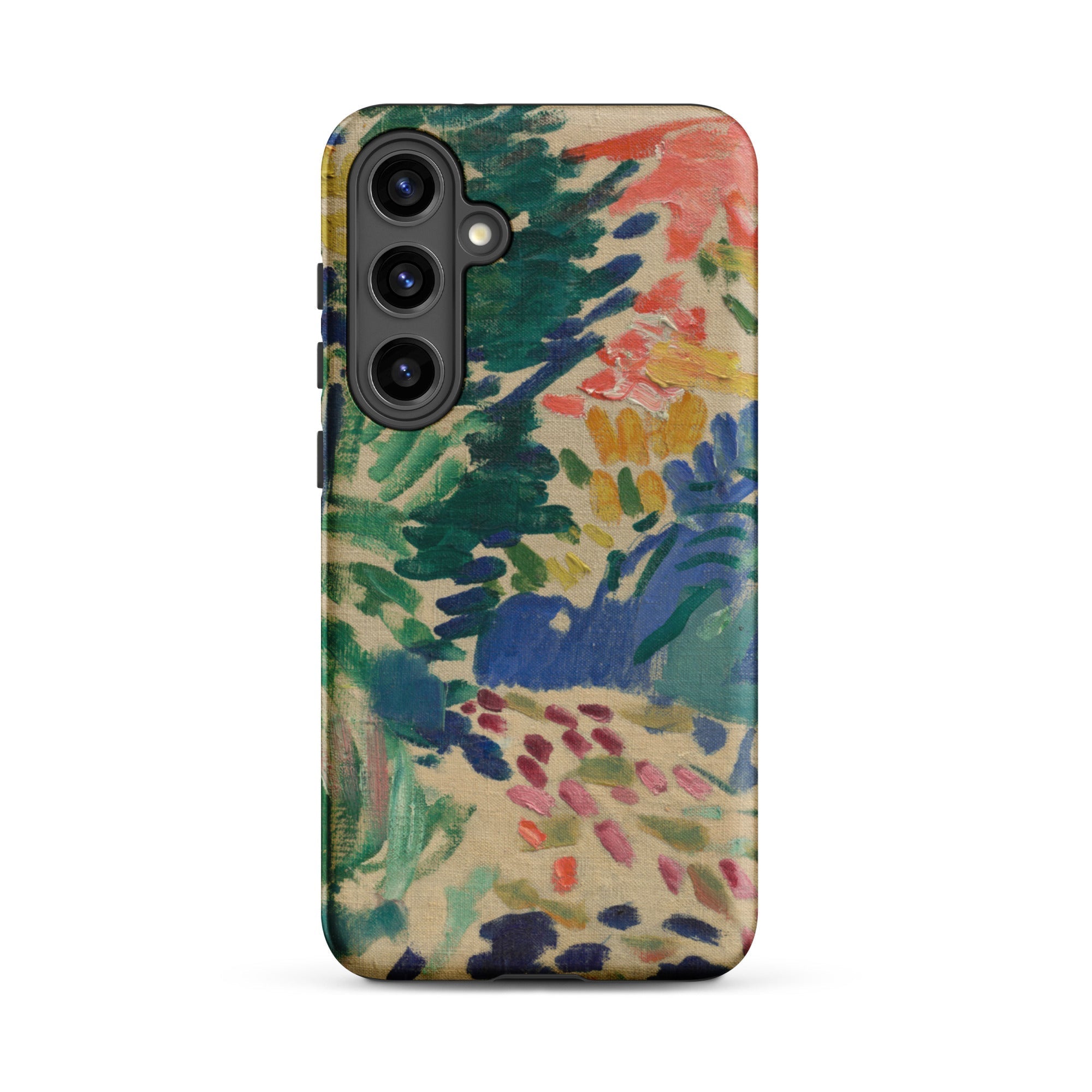Landscape at Collioure Henri Matisse Samsung Case, Galaxy S24 Plus / Matte, Smartphone Case Colorful Abstract Impressionistic Painting