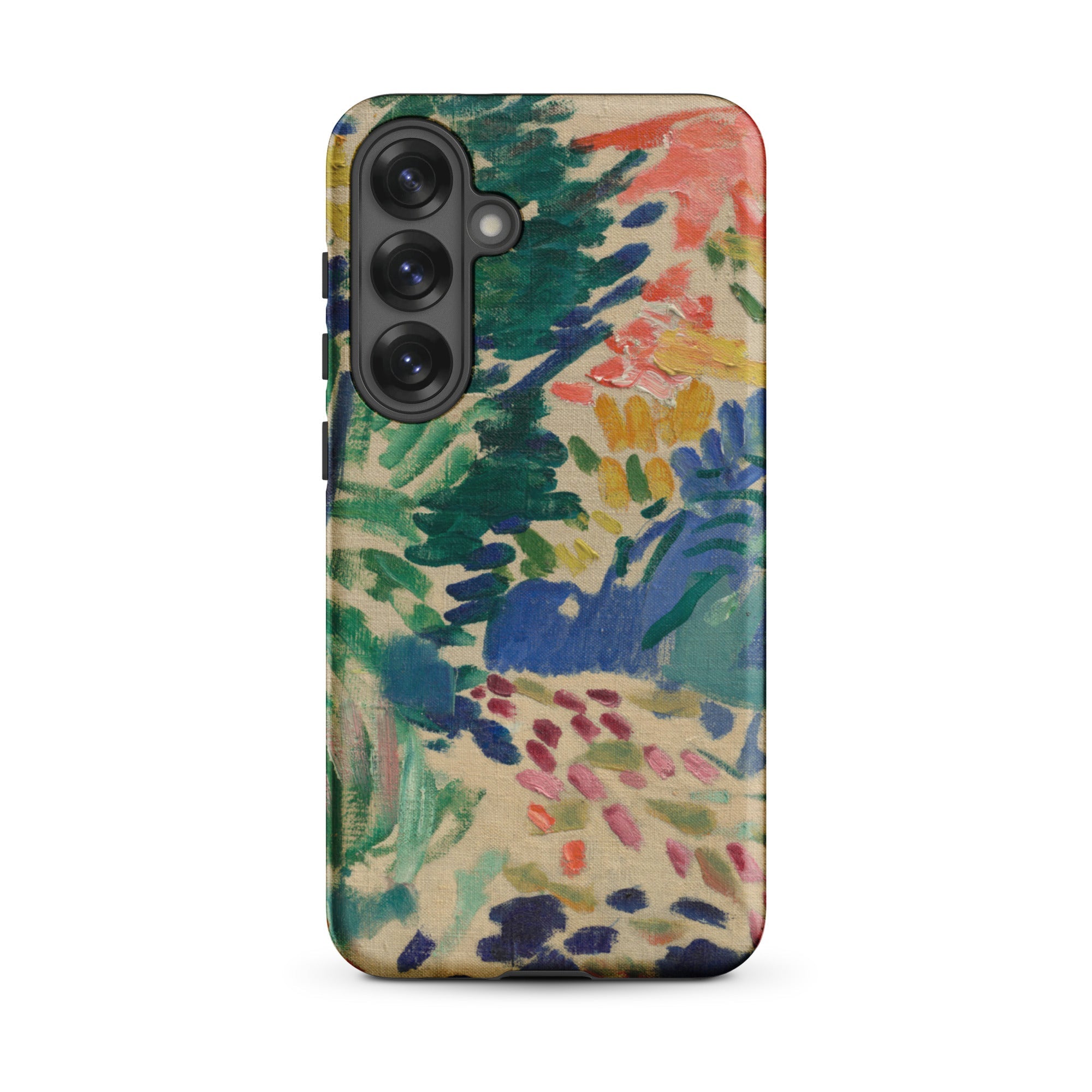 Landscape at Collioure Henri Matisse Samsung Case, Galaxy S25 Plus / Matte, Phone Case Abstract Colorful Painterly Design Camera Cutout