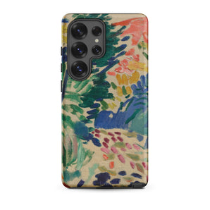 Landscape at Collioure - Henri Matisse Samsung Case, Galaxy S25 Ultra / Matte, Smartphone Case Vibrant Abstract Painting
