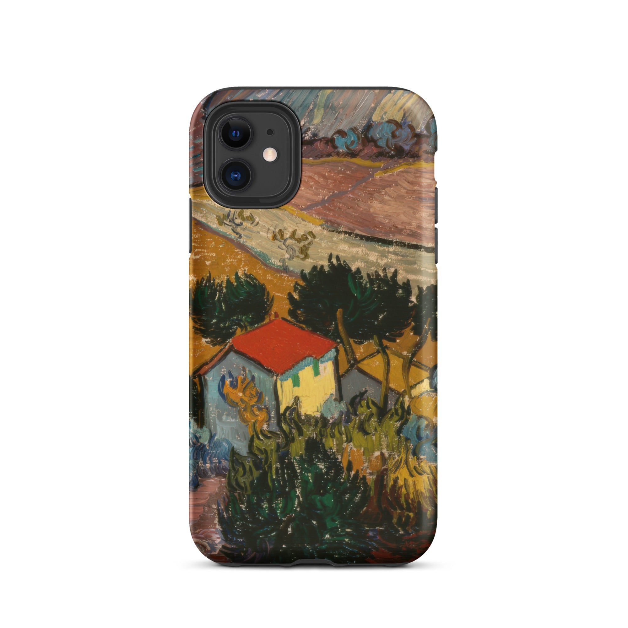 Landscape with House Vincent Van Gogh Iphone Case, 11 / Matte, Artistic Phone Case
