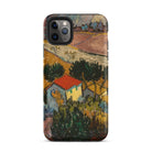 Landscape with House Vincent Van Gogh Iphone Case, 11 Pro Max / Matte, Artistic Phone Case
