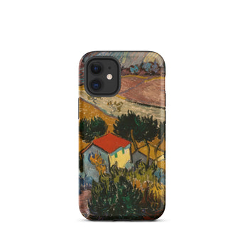 Landscape with House - Vincent Van Gogh Iphone Case, 12 Mini / Matte, Artistic Phone Case