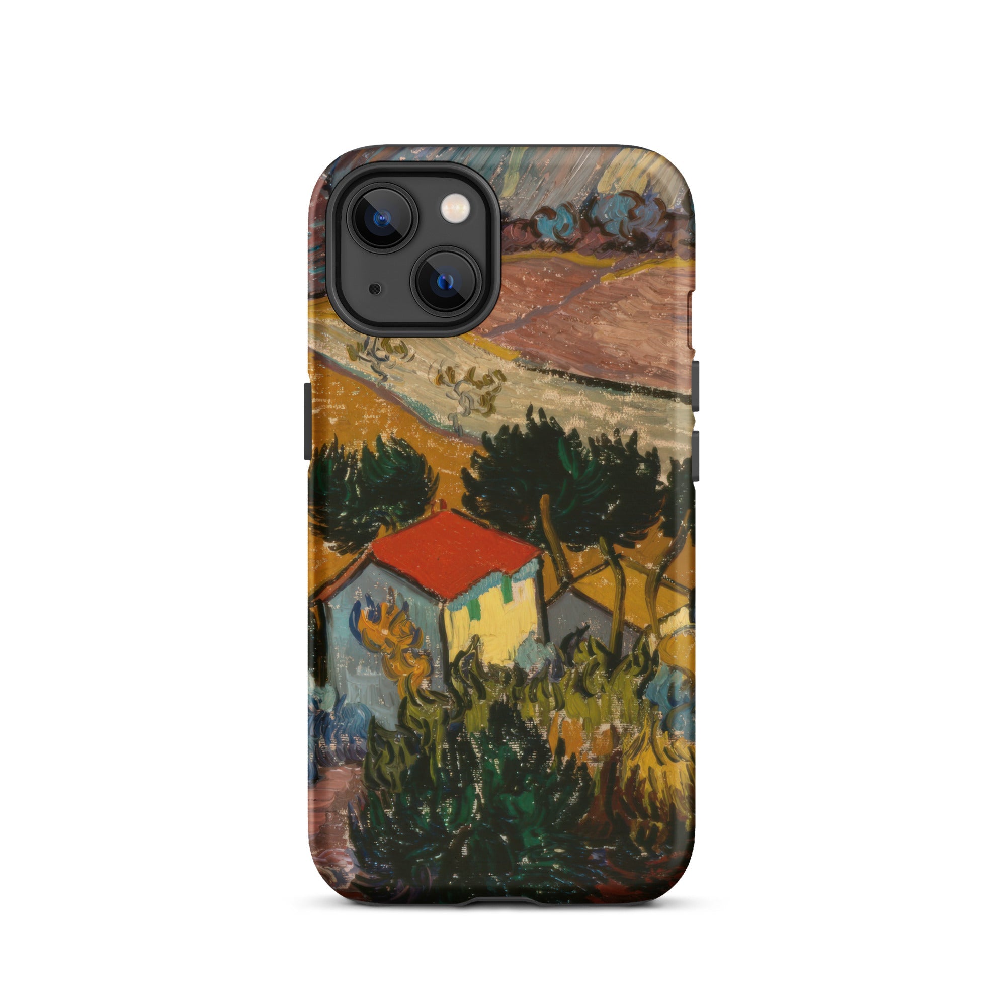 Landscape with House Vincent Van Gogh Iphone Case, 13 / Matte, Artistic Phone Case