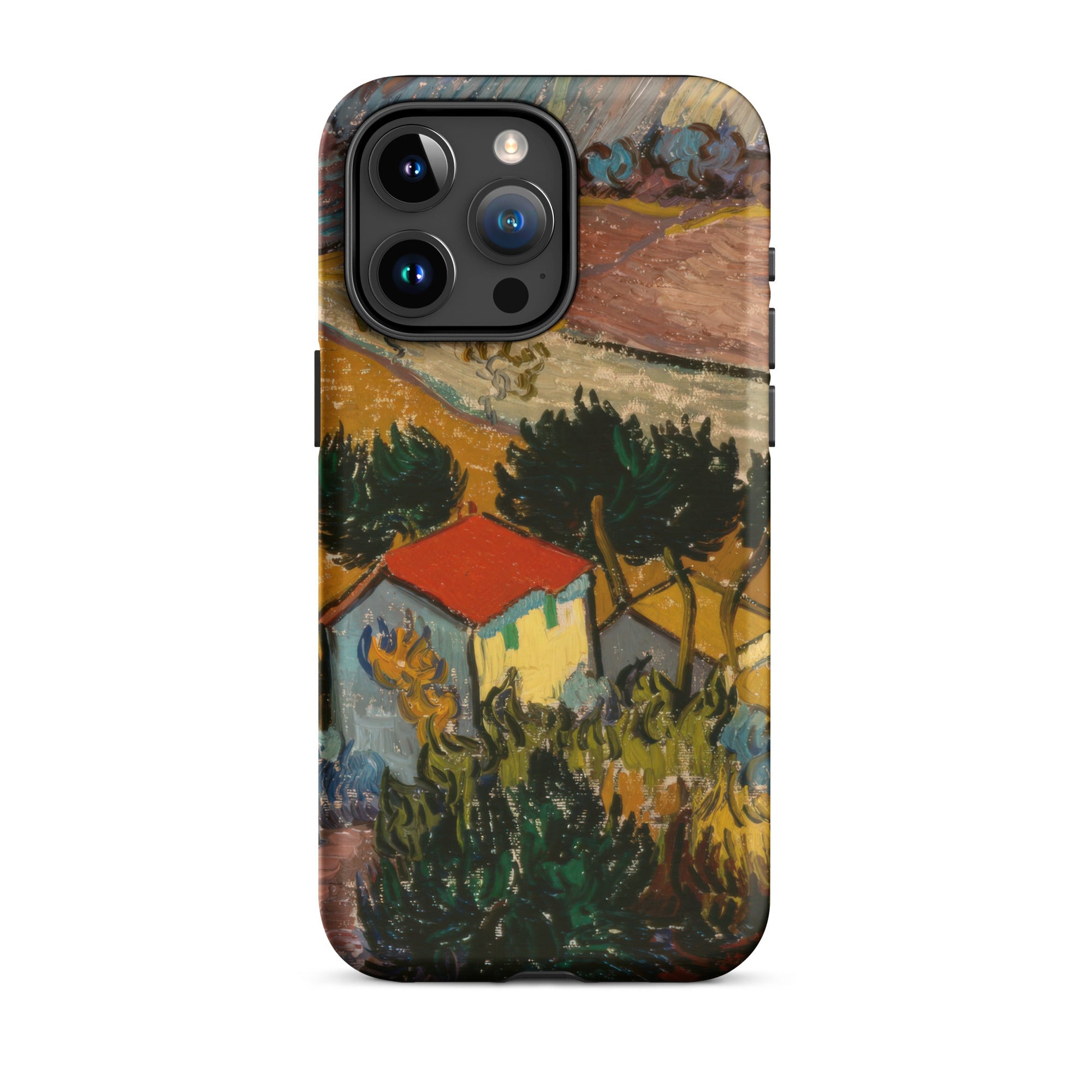 Landscape with House Vincent Van Gogh Iphone Case, 15 Pro Max / Matte, Artistic Phone Case