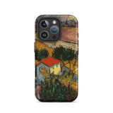 Landscape with House - Vincent Van Gogh Iphone Case, 16 Pro / Matte, Artistic Phone Case