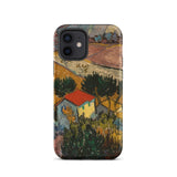Landscape with House - Vincent Van Gogh Phone Case Iphone 12 / Matte Phone Case Gogh Painting Gogh’s Brushwork, Vincent Gogh, Iphone