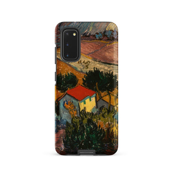Landscape with House - Vincent Van Gogh Samsung Case, Galaxy S20 / Matte, Cell Phone Case Landscape Painting