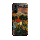 Landscape with House - Vincent Van Gogh Samsung Case, Galaxy S21 Plus / Matte, Smartphone Case Landscape Painting Design