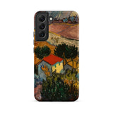 Landscape with House - Vincent Van Gogh Samsung Case, Galaxy S22 Plus / Matte, Smartphone Case Classic Landscape Painting Red-roofed House
