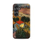 Landscape with House Vincent Van Gogh Samsung Case, Galaxy S25 Plus / Matte, Mobile Phone Case Gogh Style Landscape Painting