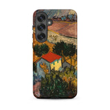 Landscape with House - Vincent Van Gogh Samsung Case, Galaxy S25 Plus / Matte, Mobile Phone Case Gogh-style Landscape Painting