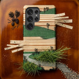 Landscape Illustration - Shin Bijutsukai Phone Case Sage Slope Mobile Cases