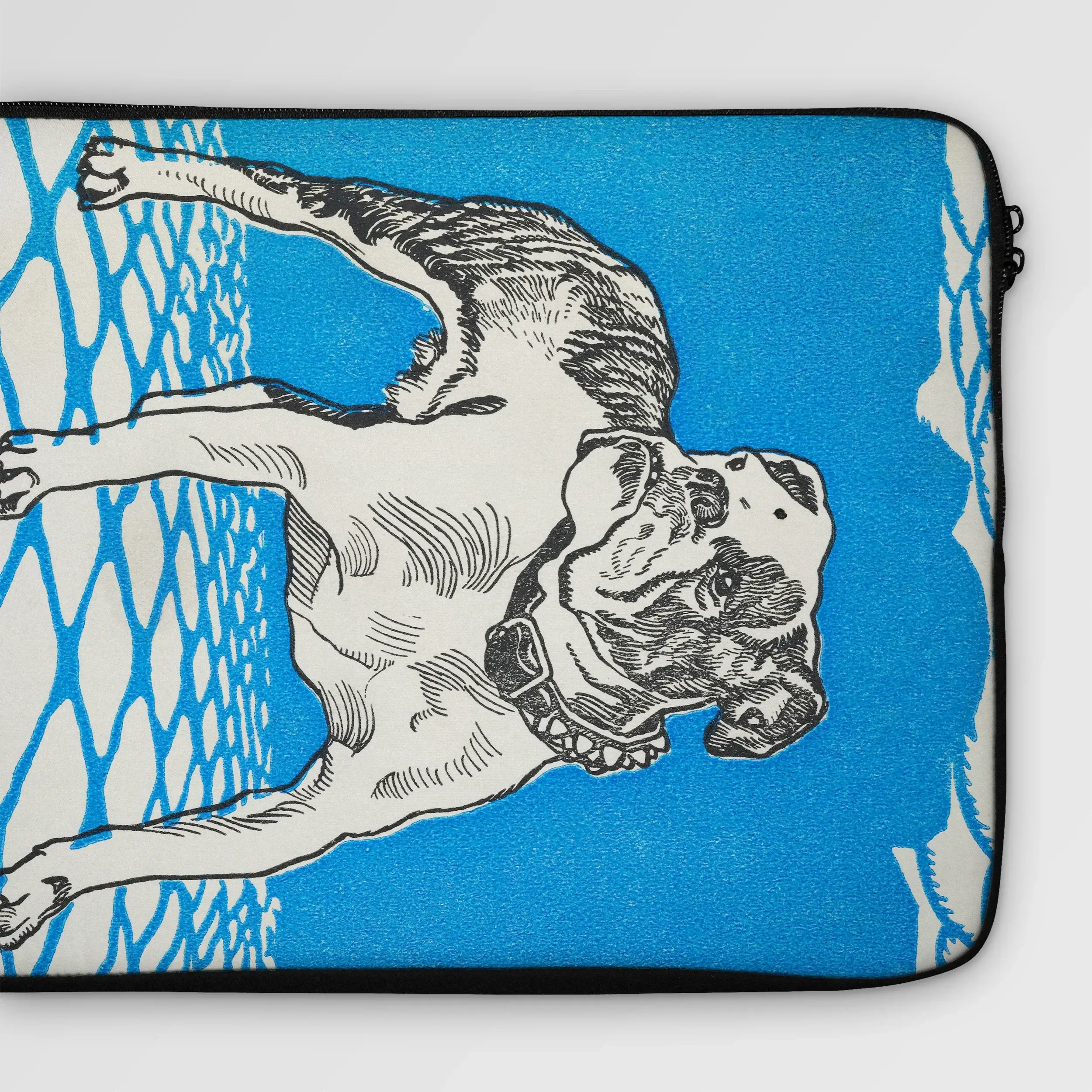 Bulldog - Moriz Jung Lithograph Dog Art Laptop Sleeve Computer Covers & Skins