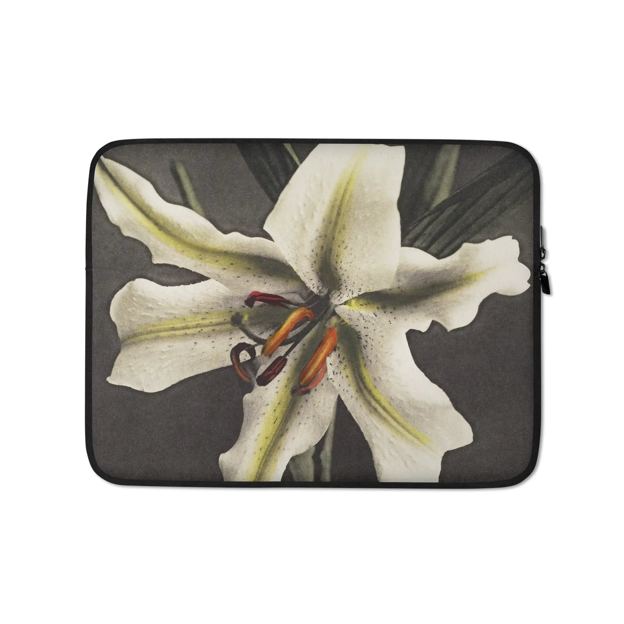 Lily - Kazumasa Ogawa Floral Art Laptop Sleeve 13″ Computer Covers & Skins