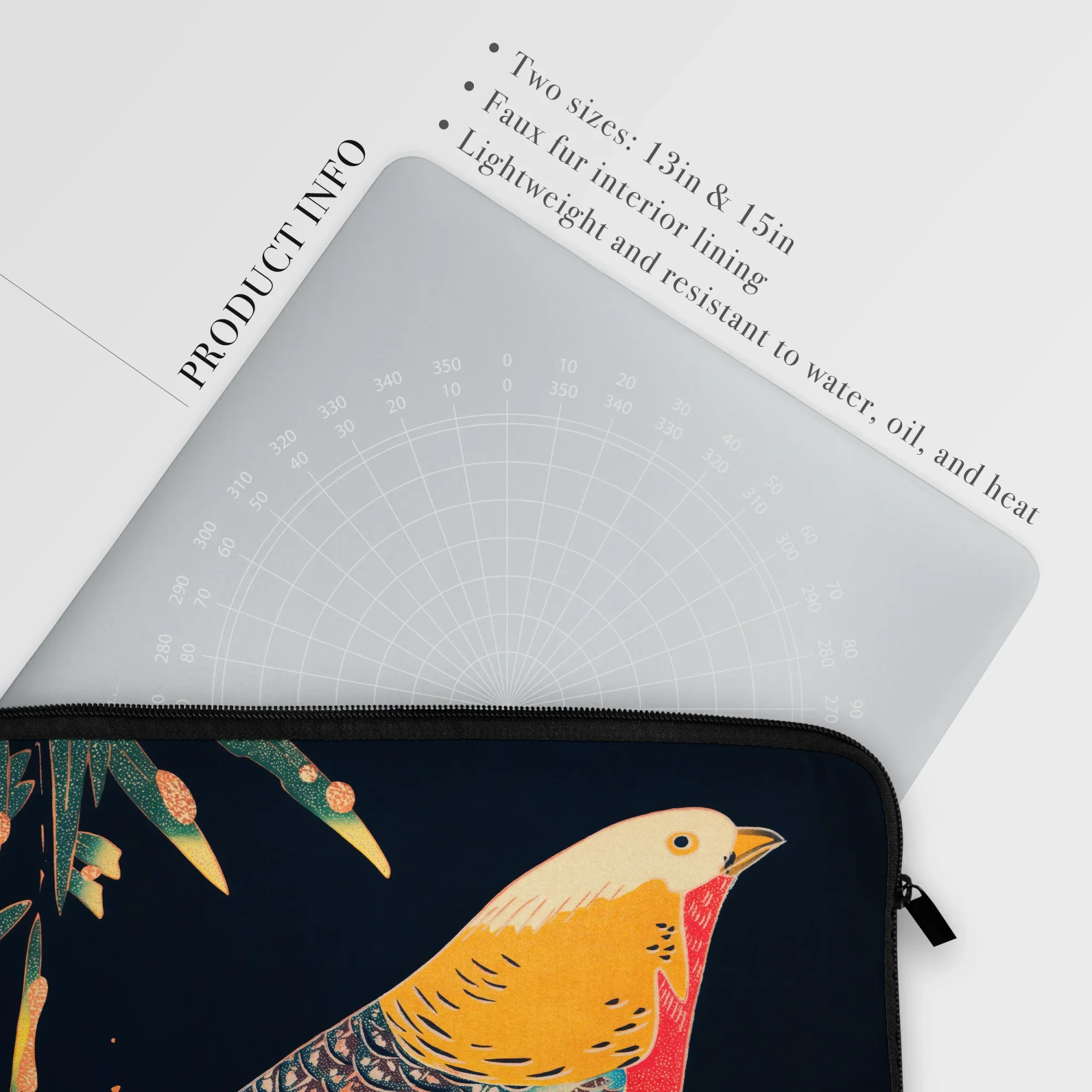 Golden Pheasant in the Snow - Ito Jakuchu Laptop Sleeve Computer Covers & Skins