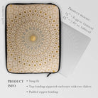 Divine Order - Islamic Geometric Pattern Laptop Sleeve Computer Covers & Skins