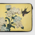 Hydrangea & Swallow - Katsushika Hokusai Laptop Sleeve Computer Covers Skins