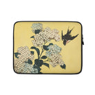 Hydrangea & Swallow - Katsushika Hokusai Laptop Sleeve 13″ Computer Covers Skins