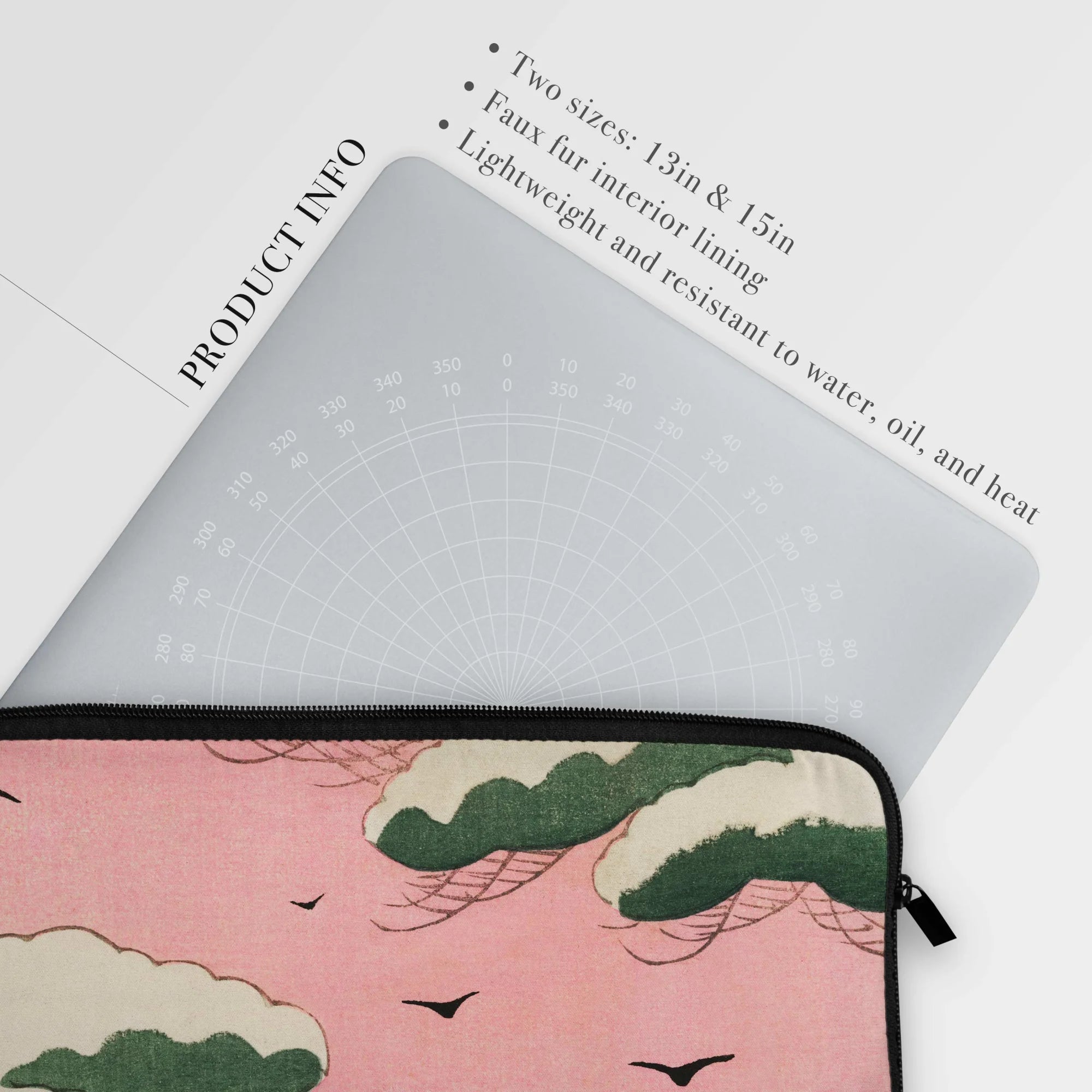 Pink Sky - Watanabe Seitei Bijutsu Sekai Laptop Sleeve Computer Covers & Skins