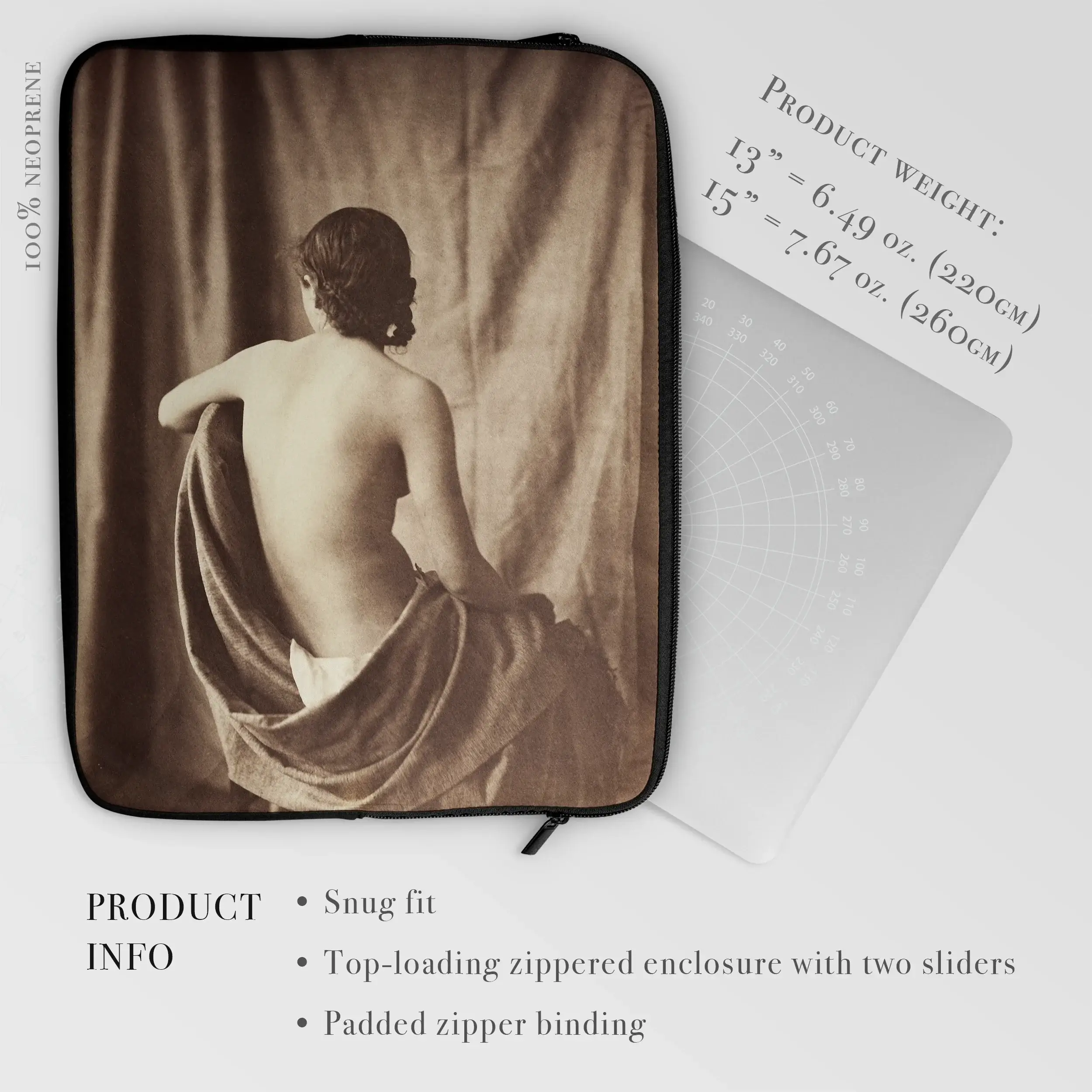 Nude Study - Jean Louis Marie Eugène Durieu Laptop Sleeve Computer Covers & Skins