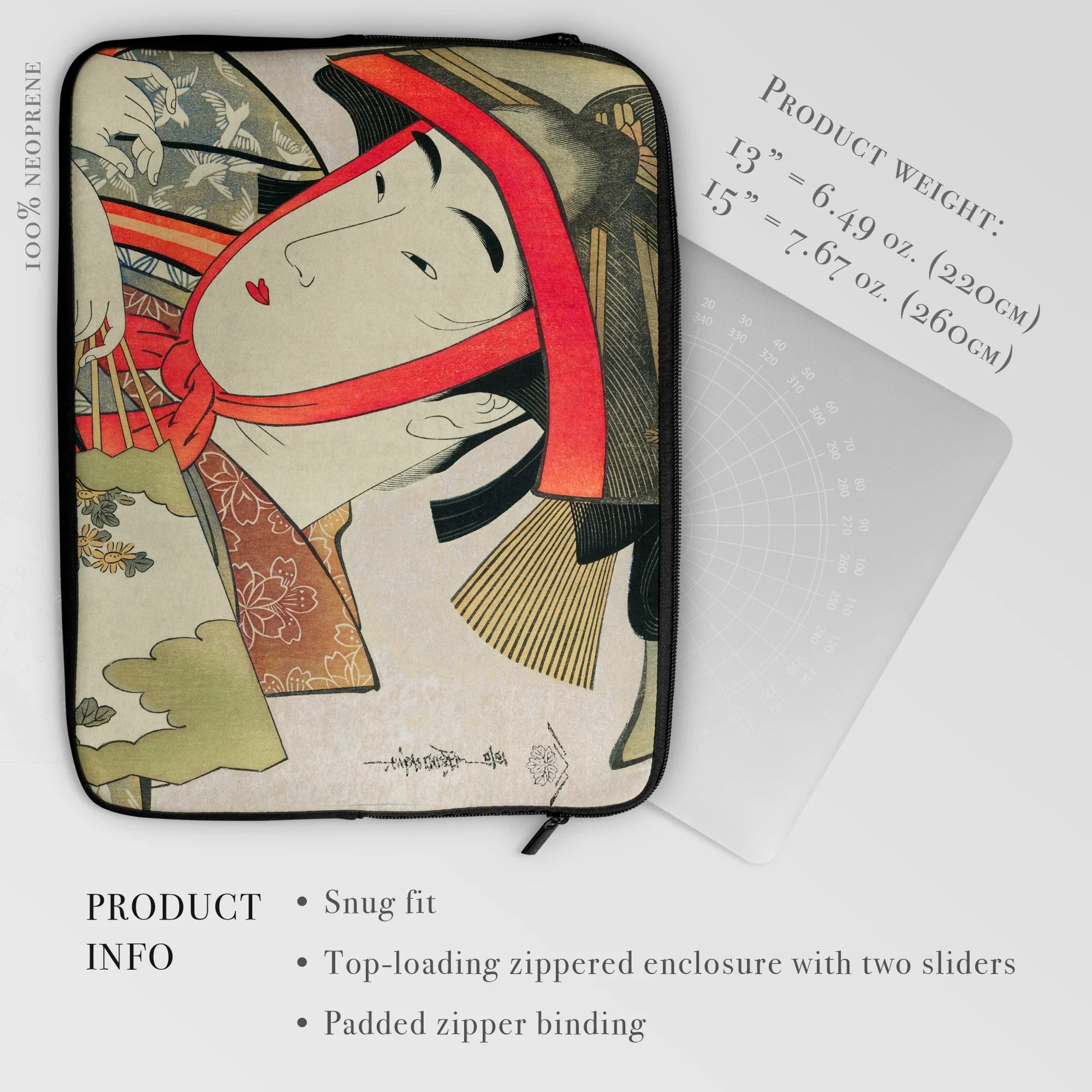 Yoshiwara Suzume - Utamaro Ukiyo-e Laptop Sleeve Computer Covers & Skins