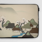 Village Cherry Blossoms - Kamisaka Sekka Meiji Laptop Sleeve Computer Covers & Skins