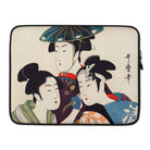 Three Young Men or Women - Utamaro Laptop Sleeve 15″ Computer Covers & Skins