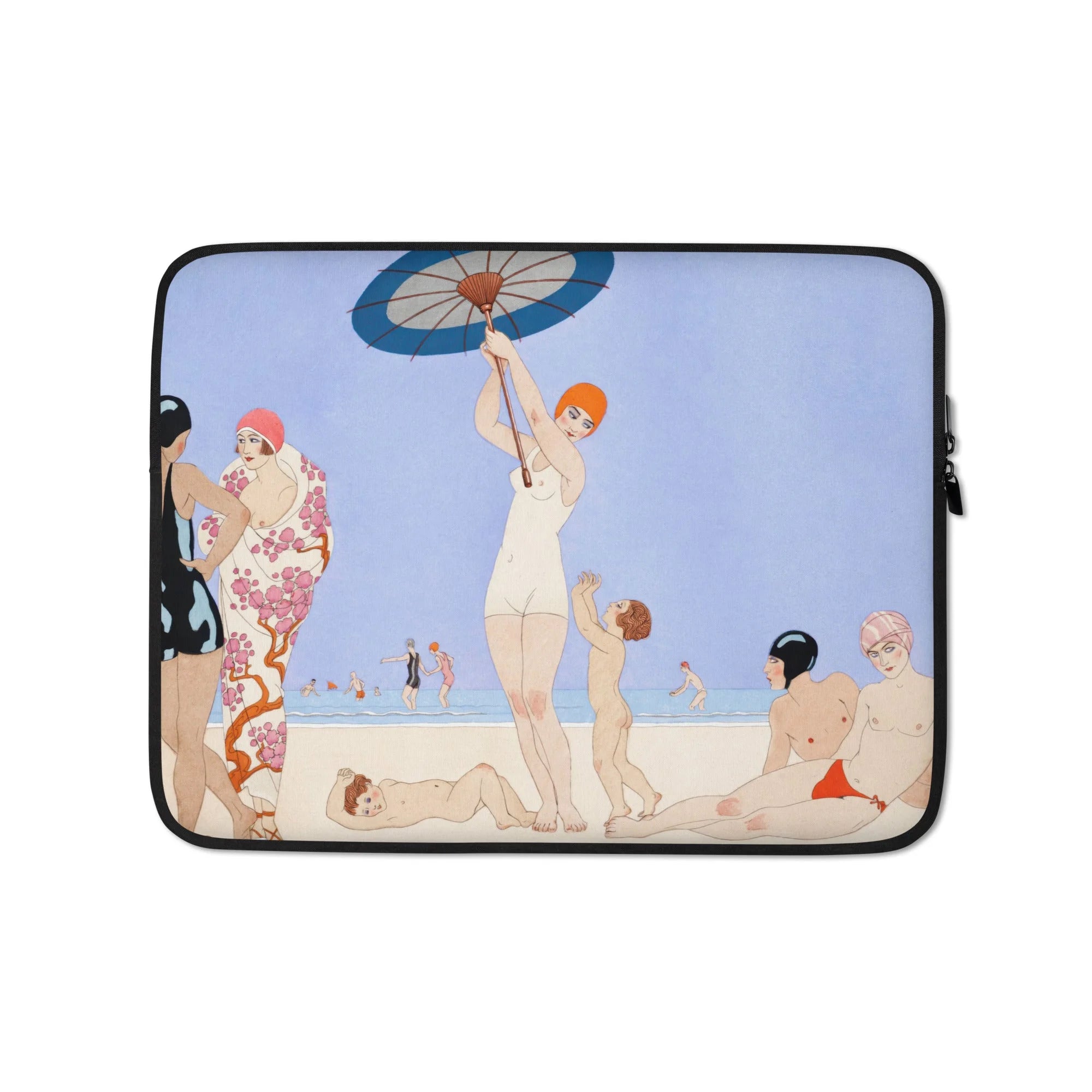 Au Lido - George Barbier Laptop Sleeve 13″ Computer Covers & Skins