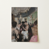 Last Dance - Luxe Vintage Gay Rave Art Print / Canvas, 12x16’’ / 31x41cm / Unframed / no Border, Posters Prints & Visual Artwork, Toby Leon