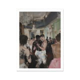 Last Dance - Luxe Vintage Gay Rave Art Print, Couple Formal Attire