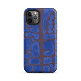 Late Evening Looking out of the Woods - Paul Klee Phone Case Iphone 11 Pro / Matte Blue Brown Abstract Patterned Phone Case Reveals Paul