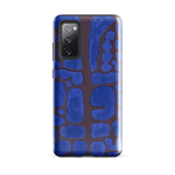 Late Evening Looking out of the Woods - Paul Klee Phone Case Samsung Galaxy S20 Fe / Matte Vibrant Blue Brown Abstract Patterned Phone Case
