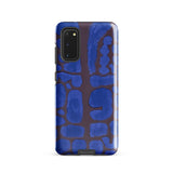 Late Evening Looking out of the Woods - Paul Klee Phone Case Samsung Galaxy S20 / Matte Vibrant Blue Brown Abstract Patterned Phone Case