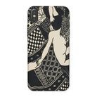 Laziness - Félix Edouard Vallotton Woodcut Iphone Case - x / Matte