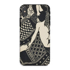 Laziness - Félix Edouard Vallotton Woodcut Iphone Case - Xs / Matte