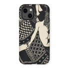 Laziness - Félix Edouard Vallotton Woodcut Iphone Case - 13 / Matte