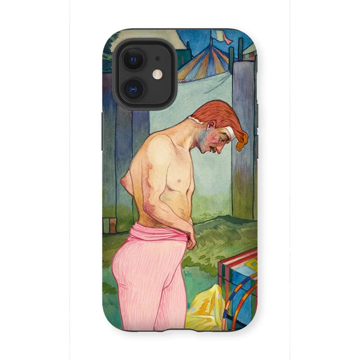 Le Cirque Corvi - French Art Phone Case - Georges De Feure - Iphone 12 Mini / Matte - Mobile Phone Cases - Aesthetic Art