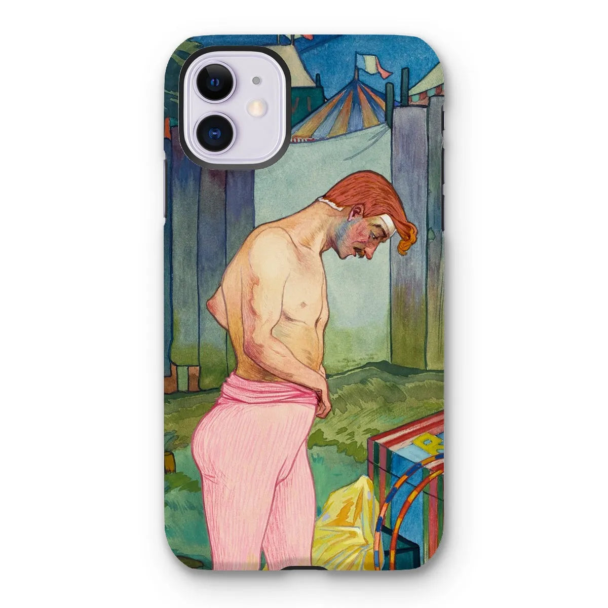Le Cirque Corvi - French Art Phone Case - Georges De Feure - Iphone 11 / Matte - Mobile Phone Cases - Aesthetic Art
