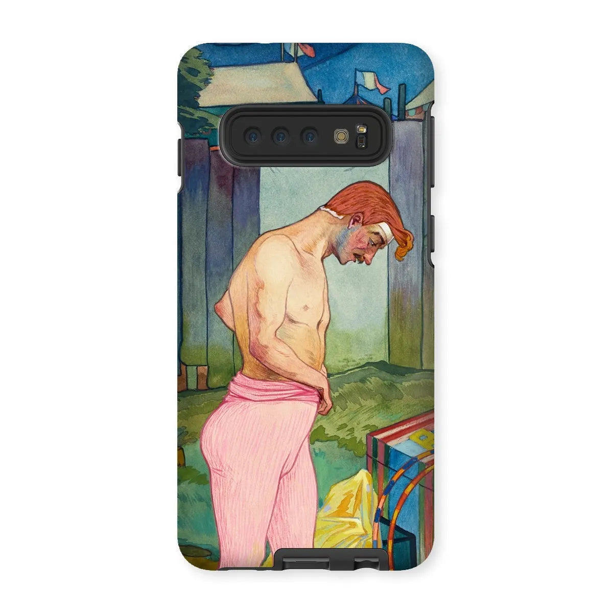 Le Cirque Corvi - Georges De Feure Art Nouveau Phone Case - Samsung Galaxy S10 / Matte - Mobile Phone Cases - Aesthetic