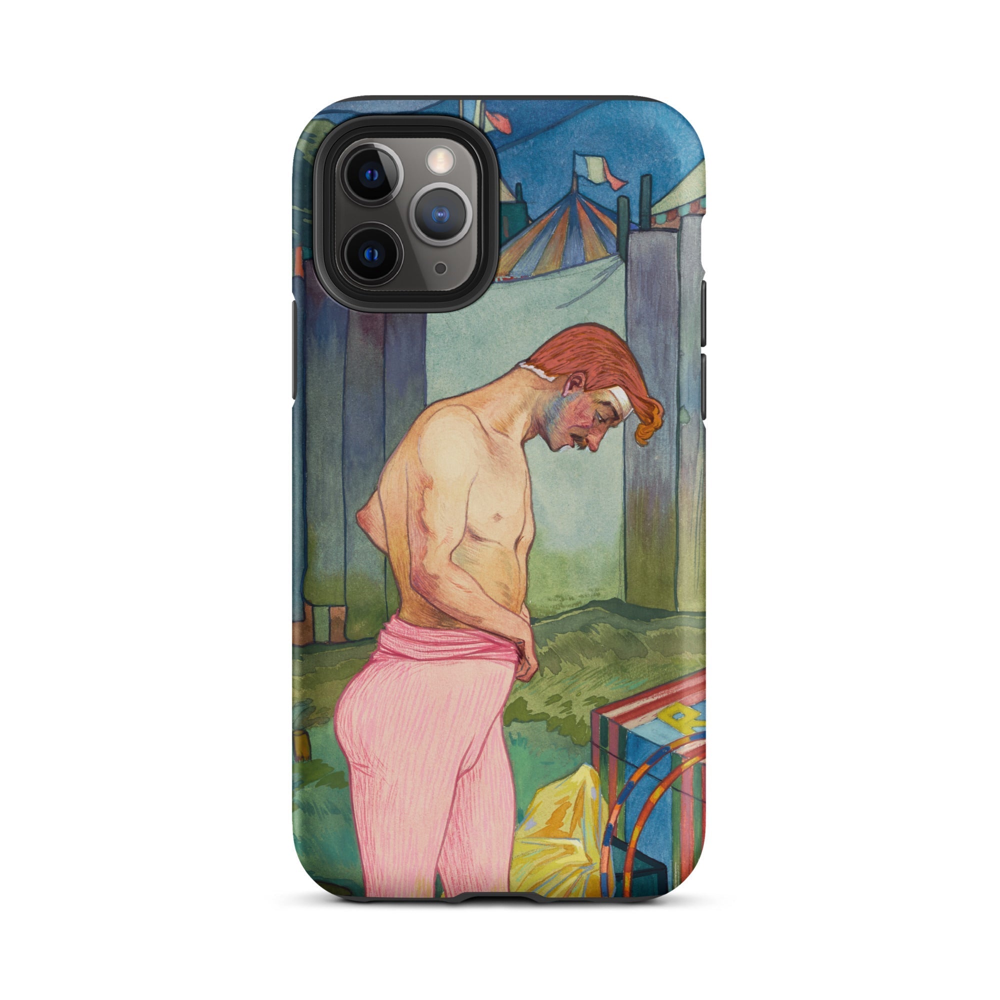 Le Cirque Corvi Georges De Feure Iphone Case, 11 Pro / Matte, Phone Case Circus Clown Design