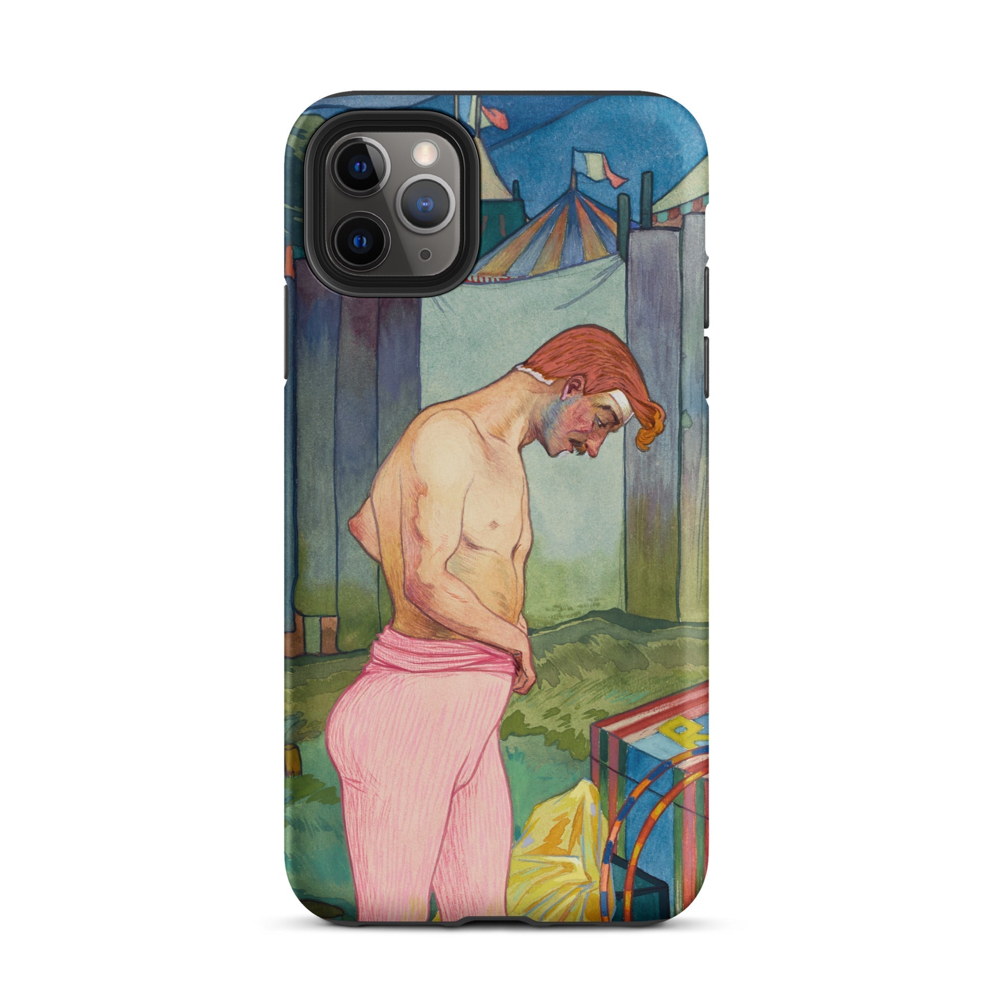 Le Cirque Corvi Georges De Feure Iphone Case, 11 Pro Max / Matte, Iphone Case Circus Performer Design