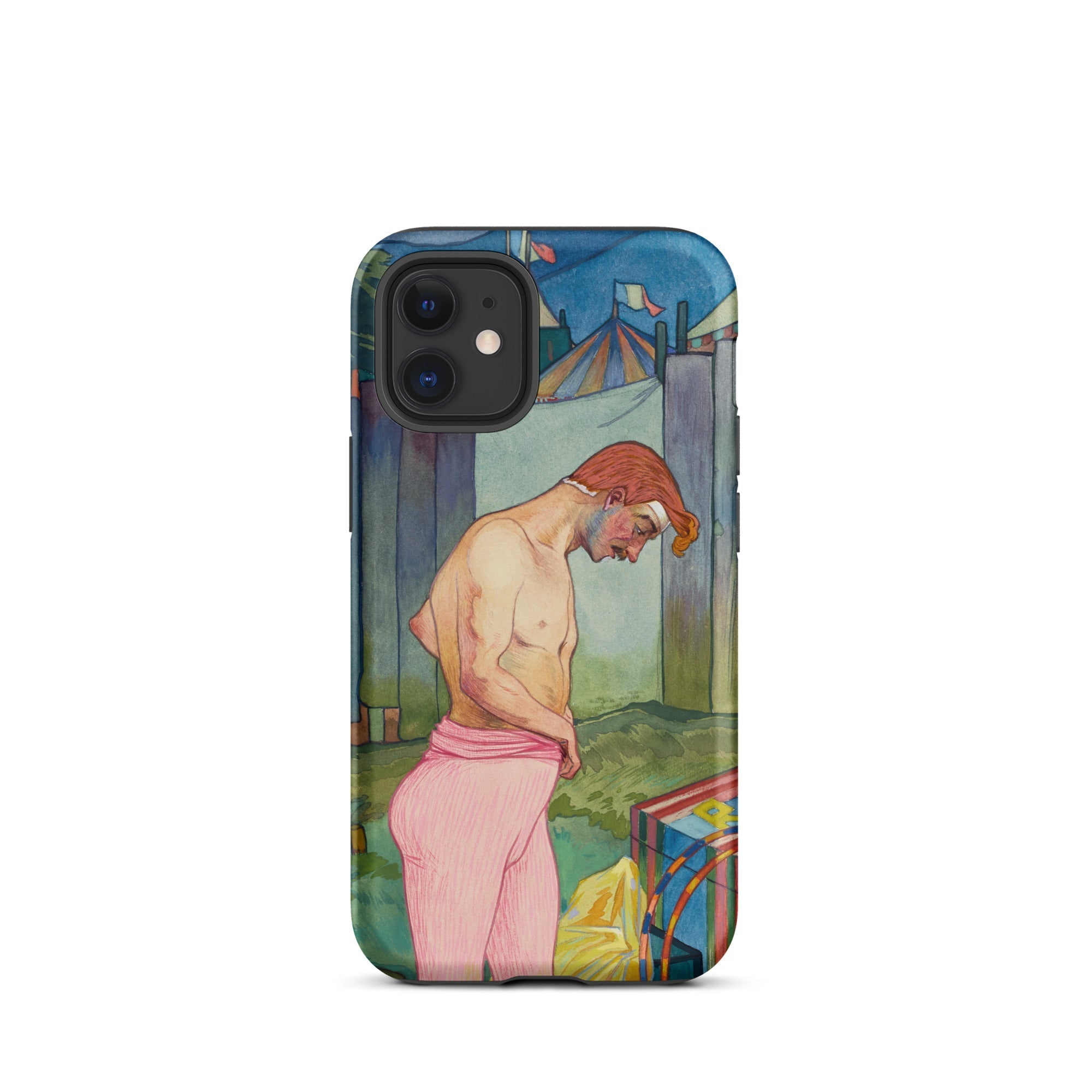 Le Cirque Corvi Georges De Feure Iphone Case, 12 Mini / Matte, Phone Case Circus Clown Art